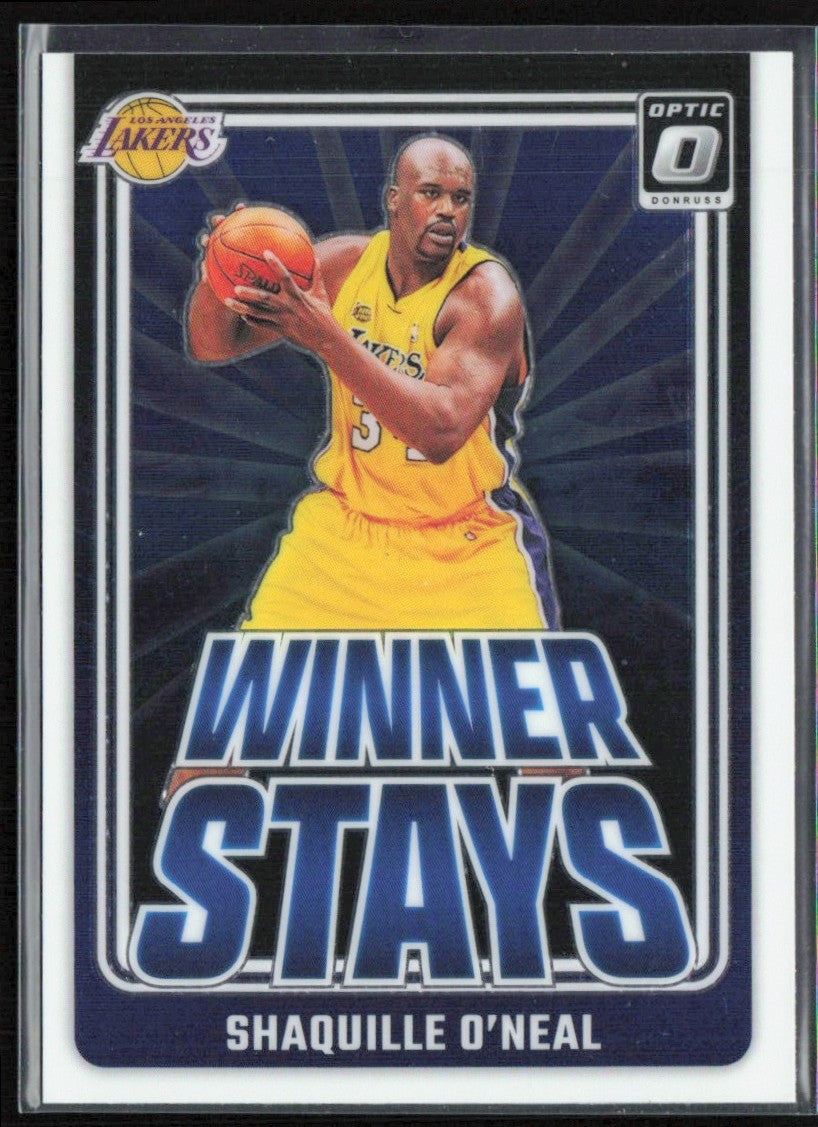 Shaquille O'Neal 2024 Donruss Optic Winner Stays #11 Los Angeles Lakers