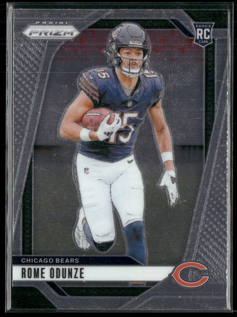 Rome Odunze 2024 Panini Prizm RC #385 Chicago Bears