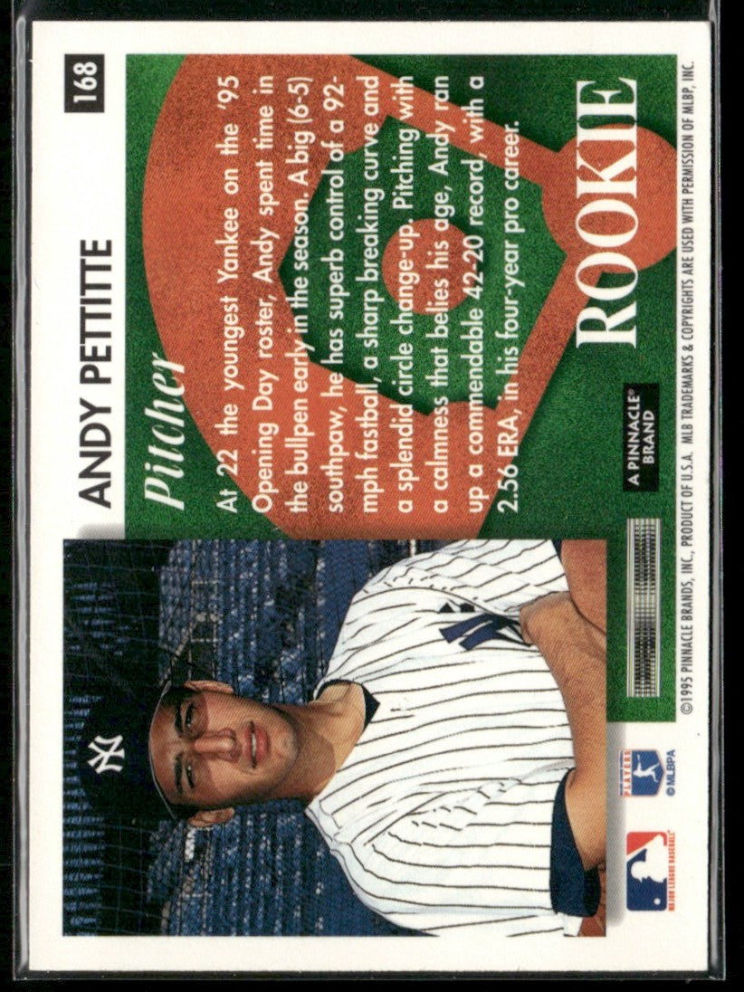 Andy Pettitte 1995 Summit RC #168 New York Yankees