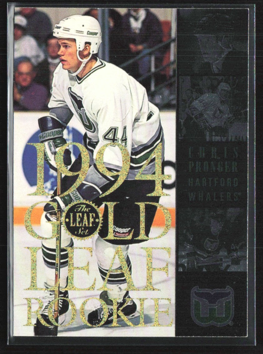 Chris Pronger 1994 Leaf Gold RC #9 Hartford Whalers
