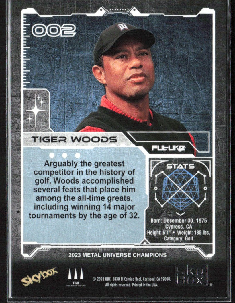 Tiger Woods 2023 Metal Universe Champions #2