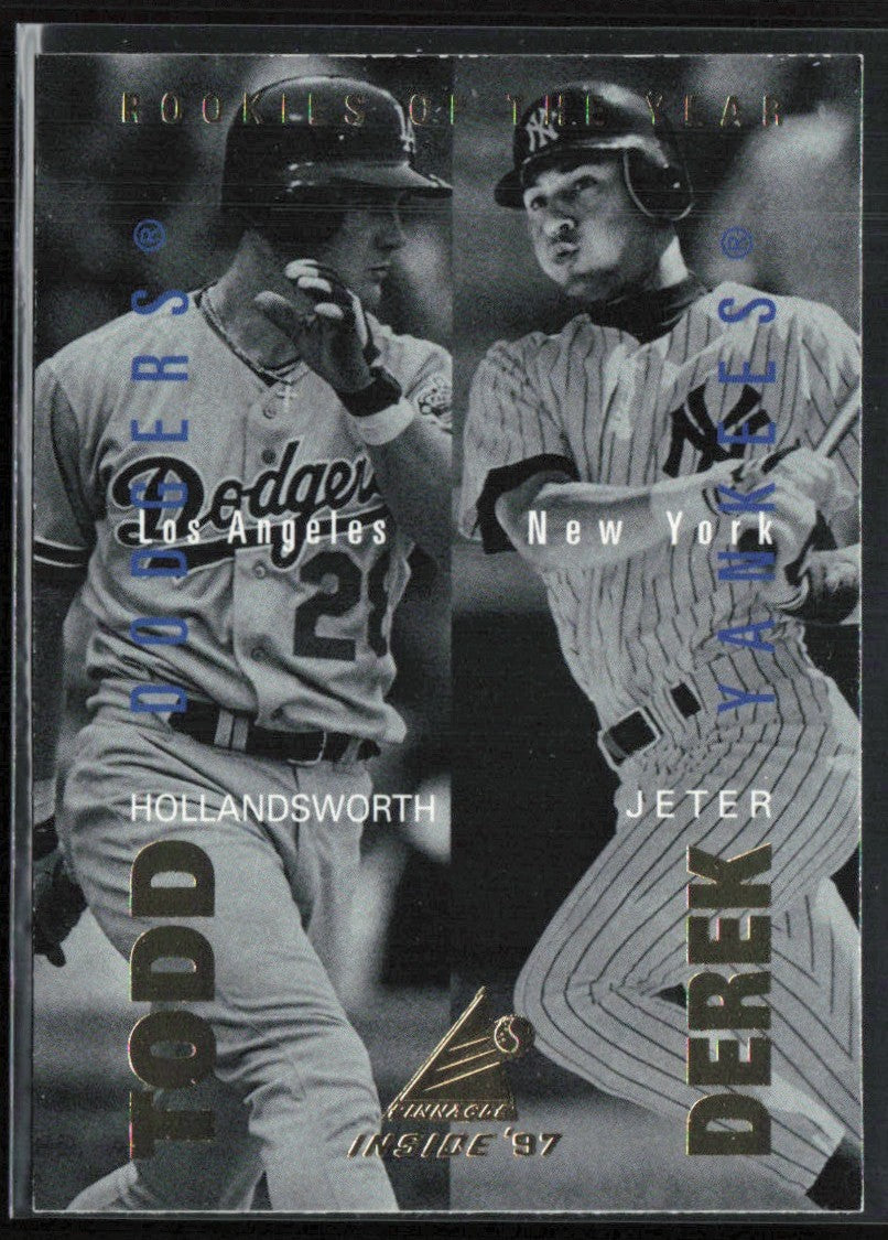 Derek Jeter 1997 Pinnacle Inside Checklist #148 New York Yankees