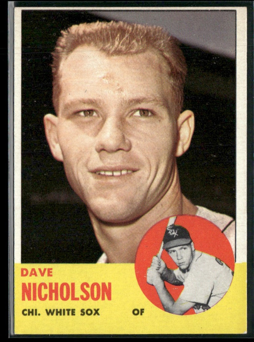 Dave Nicholson 1963 Topps #234 Chicago White Sox