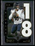 Caleb Williams 2024 Panini Select Numbers RC #19 Chicago Bears