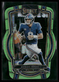 Daniel Jones 2022 Panini Select Club Neon Green Prizm Die Cut /299 #225
