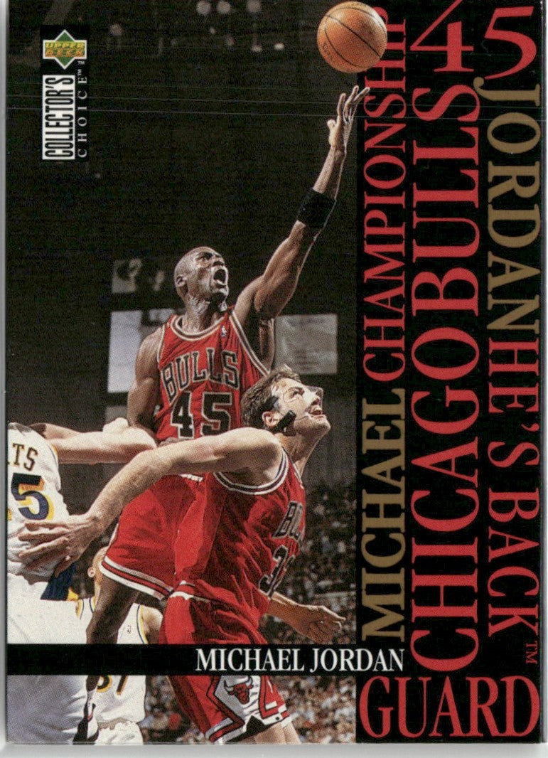 Michael Jordan 1995 Upper Deck Collector's Choice He's Back #M1 Chicago Bulls