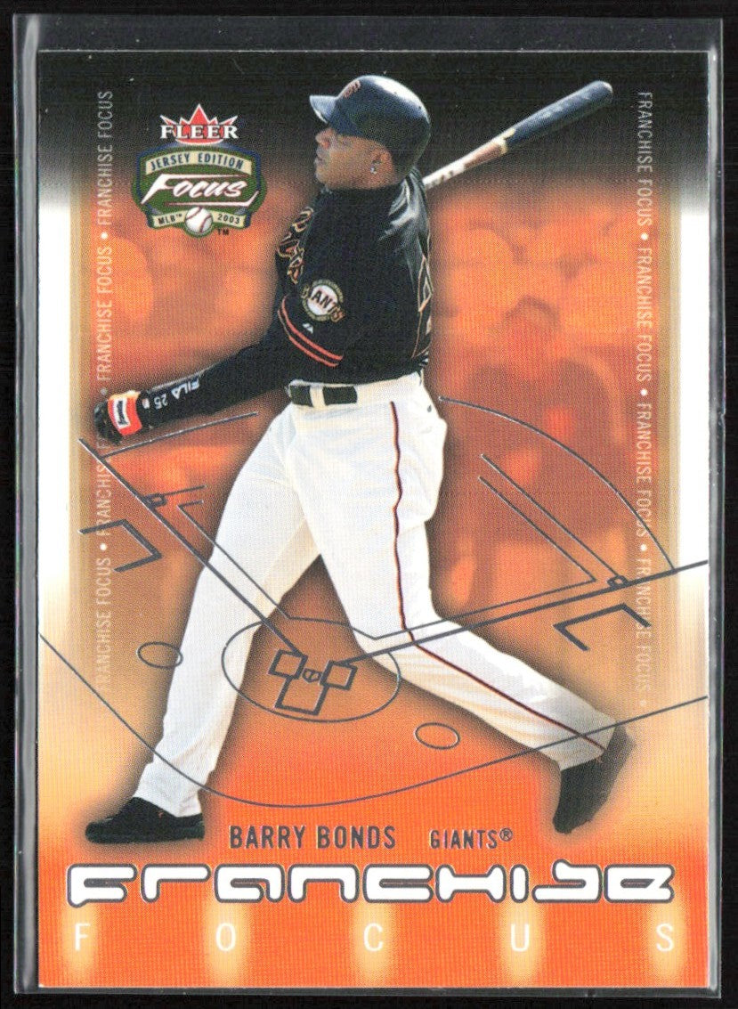 Barry Bonds 2003 Fleer Focus Jersey Edition Franchise #16 San Francisco Giants