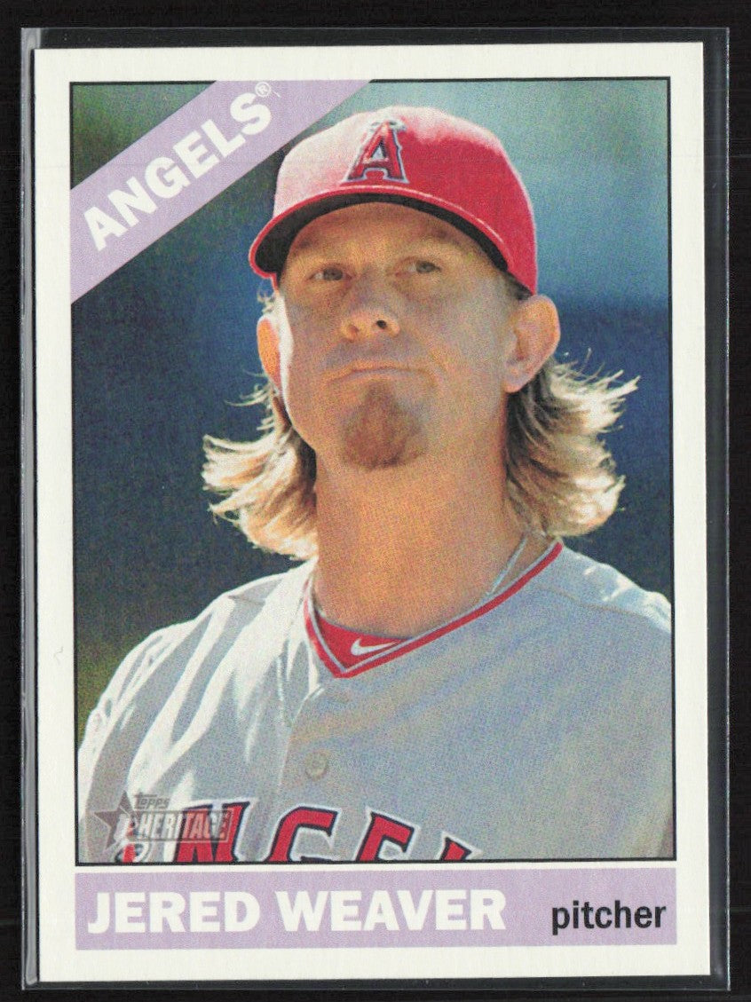 Jered Weaver 2015 Topps Heritage SP #433 Los Angeles Angels