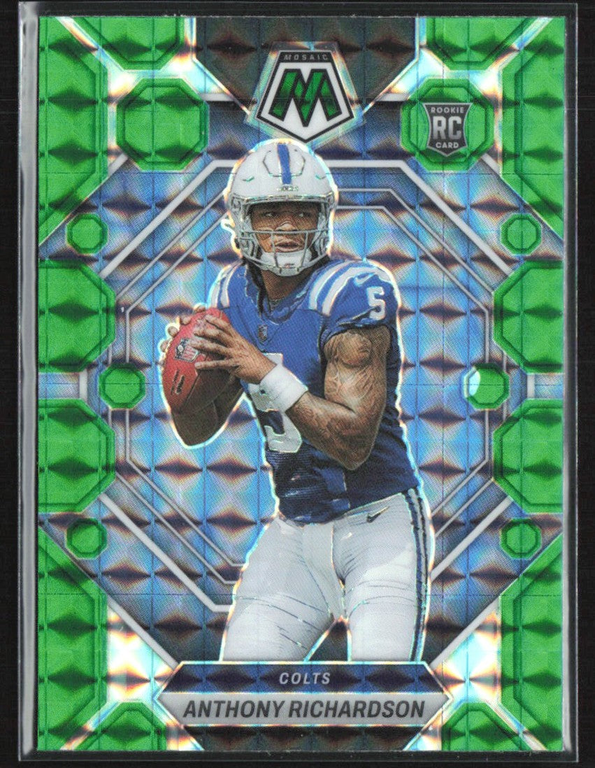 Anthony Richardson 2023 Panini Mosaic Green RC #282 Indianapolis Colts