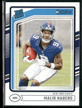 Malik Nabers 2024 Panini Donruss RC #383 New York Giants