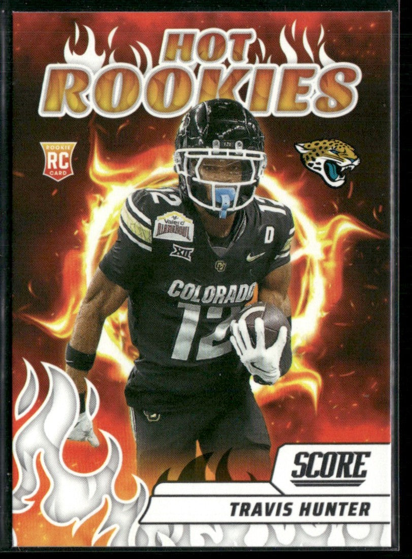 Travis Hunter 2025 Panini Score Hot Rookies RC #2 Jacksonville Jaguars