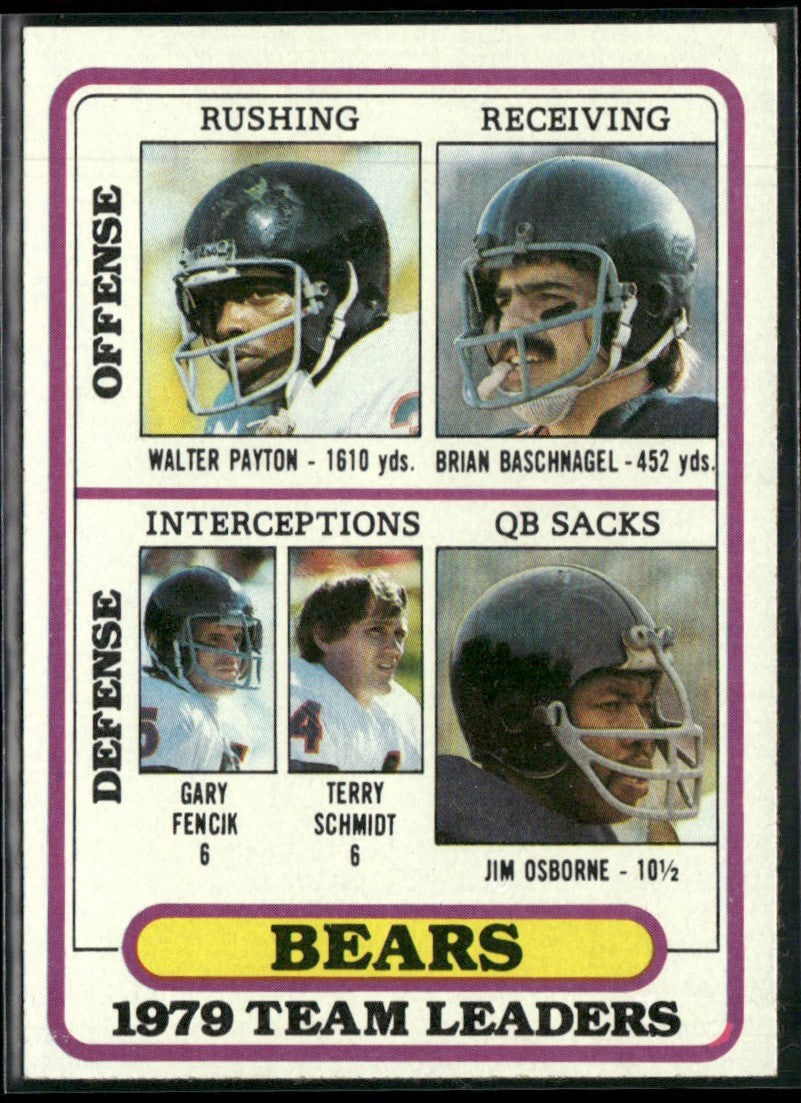 Walter Payton 1980 Topps #226 Chicago Bears
