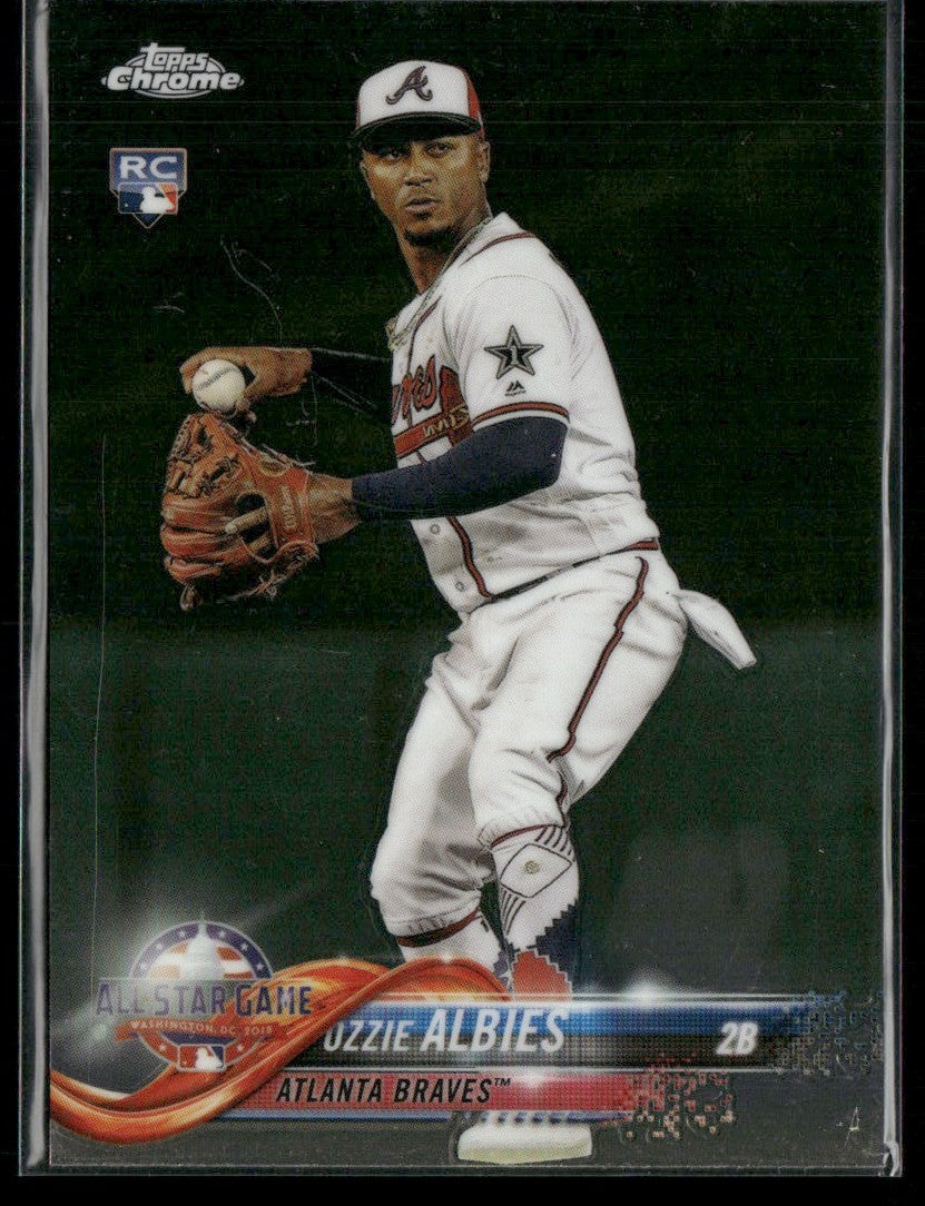 Ozzie Albies 2018 Topps Chrome Update RC #HMT76 Atlanta Braves