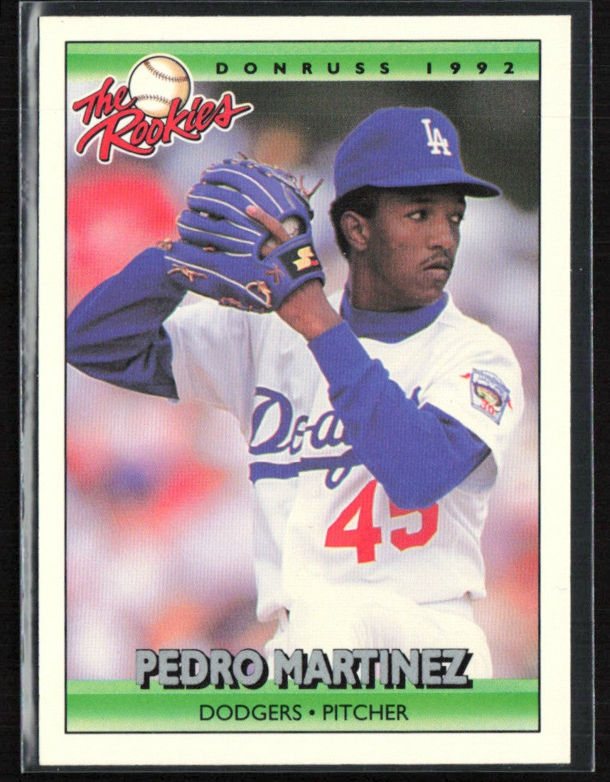 Pedro Martinez 1992 Donruss The Rookies RC #69 Los Angeles Dodgers