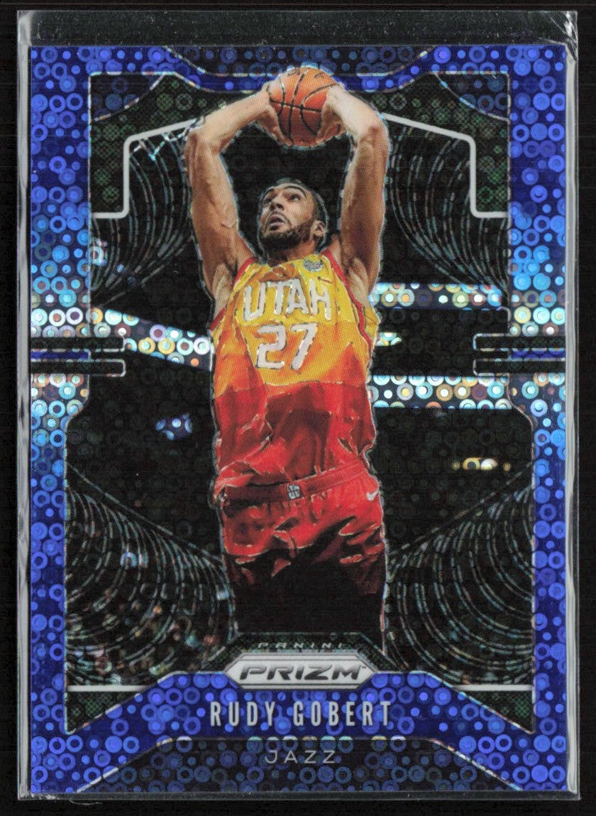 Rudy Gobert 2019 Panini Prizm Fast Break Blue /175 #168 Utah Jazz