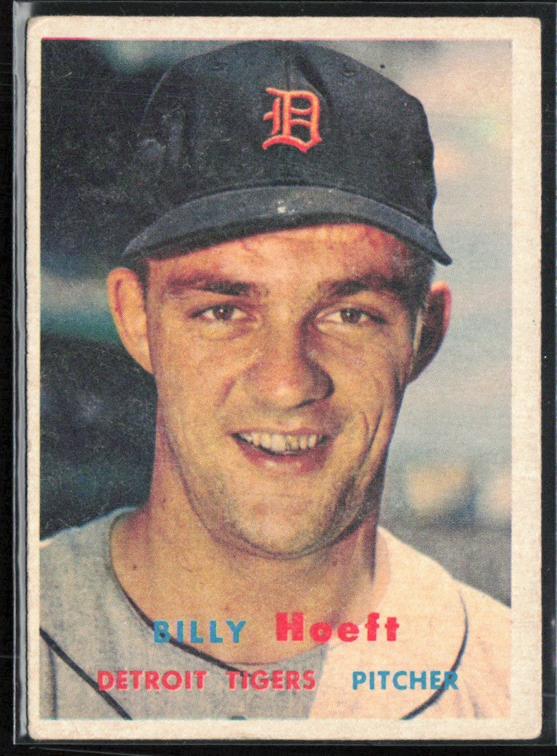 Billy Hoeft 1957 Topps #60 Detroit Tigers