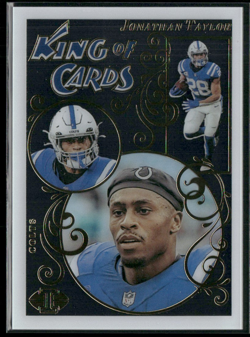 Jonathan Taylor 2023 Panini Illusions King of Cards #9 Indianapolis Colts