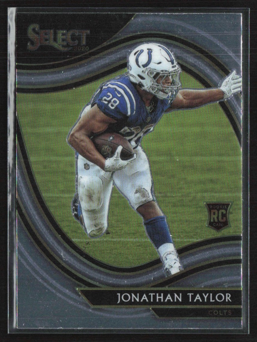 Jonathan Taylor 2020 Panini Select Field RC #353 Indianapolis Colts