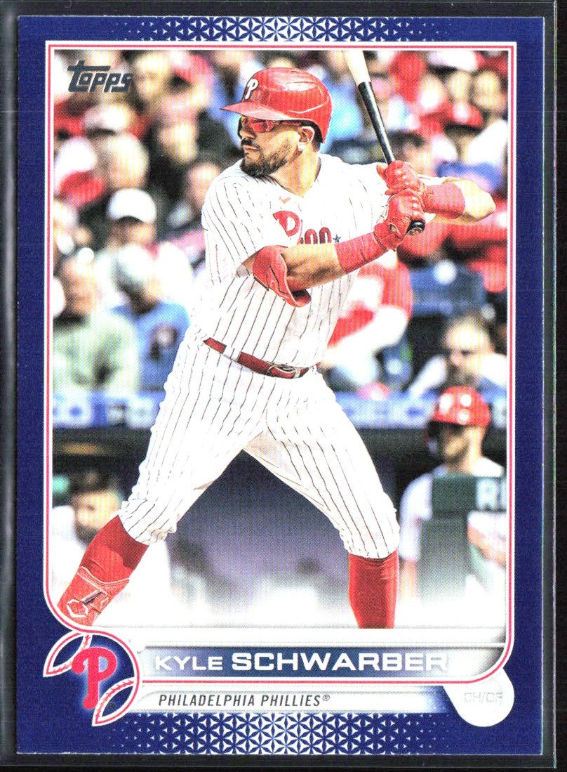 Kyle Schwarber 2022 Topps Update Royal Blue #US88 Philadelphia Phillies