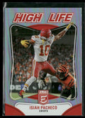 Isiah Pacheco 2023 Donruss Elite High Life #HL-4 Kansas City Chiefs