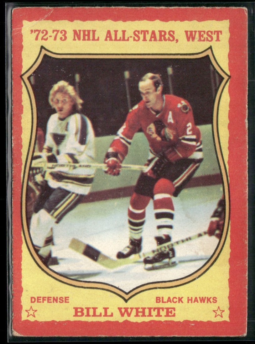 Bill White 1973 O-Pee-Chee #78 Chicago Blackhawks