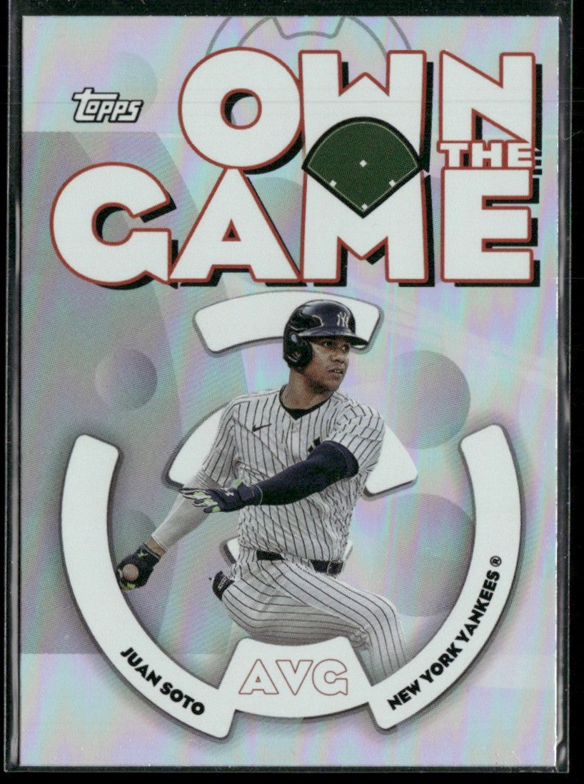 Juan Soto 2024 Topps Own the Game Refractor #50 New York Yankees