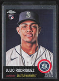 Julio Rodriguez 2022 Topps Chrome Platinum RC #171 Seattle Mariners