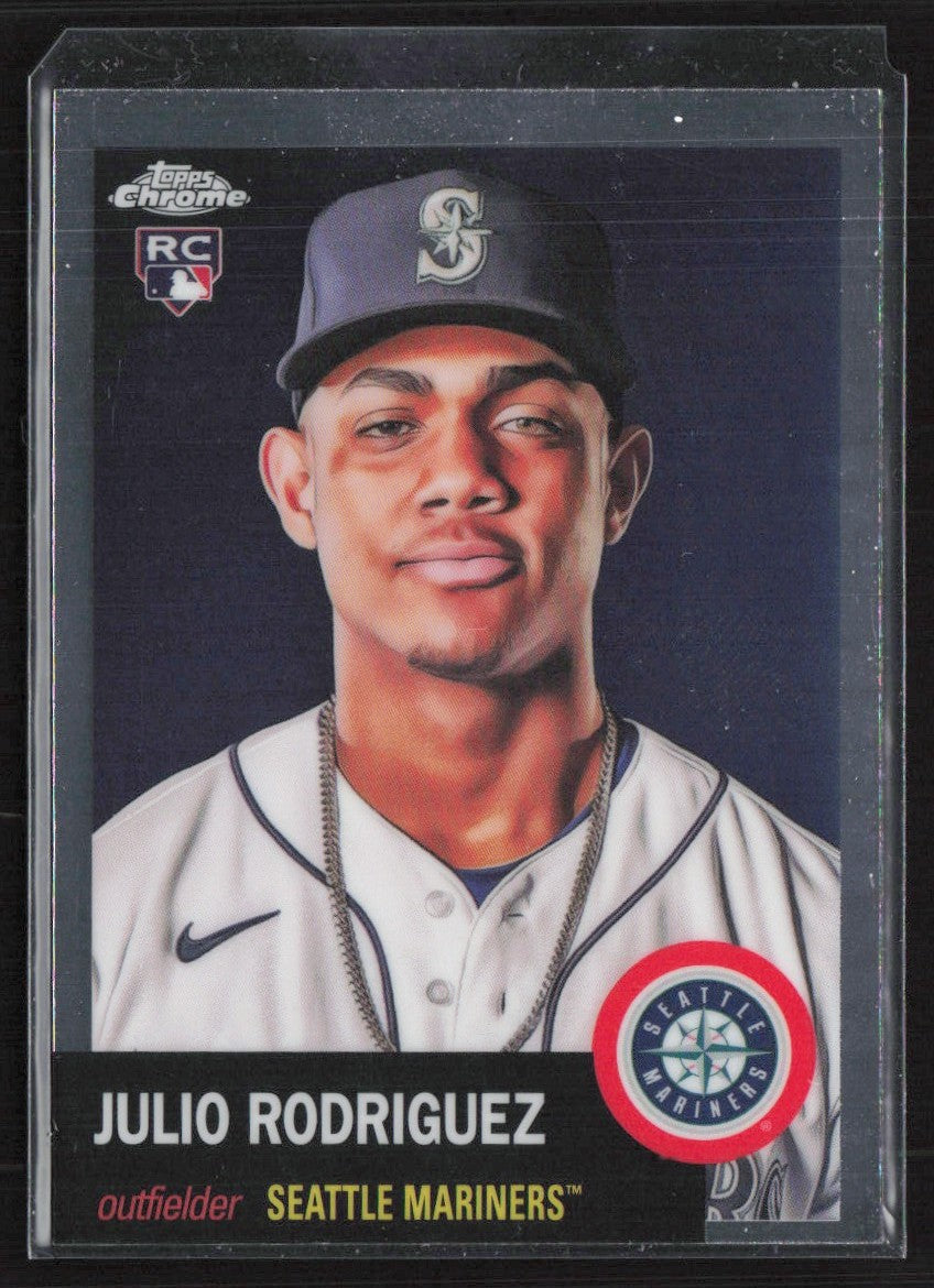 Julio Rodriguez 2022 Topps Chrome Platinum RC #171 Seattle Mariners
