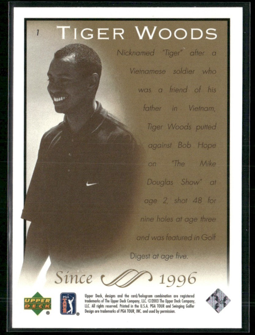 Tiger Woods 2003 Upper Deck #1