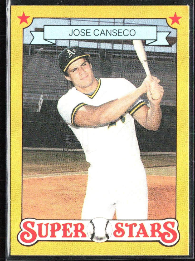 Jose Canseco 1989 Pacific Cards & Comics Super Stars #3 Oakland Athletics