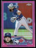 Bo Bichette 2023 Topps Chrome Pink Refractor #11 Toronto Blue Jays