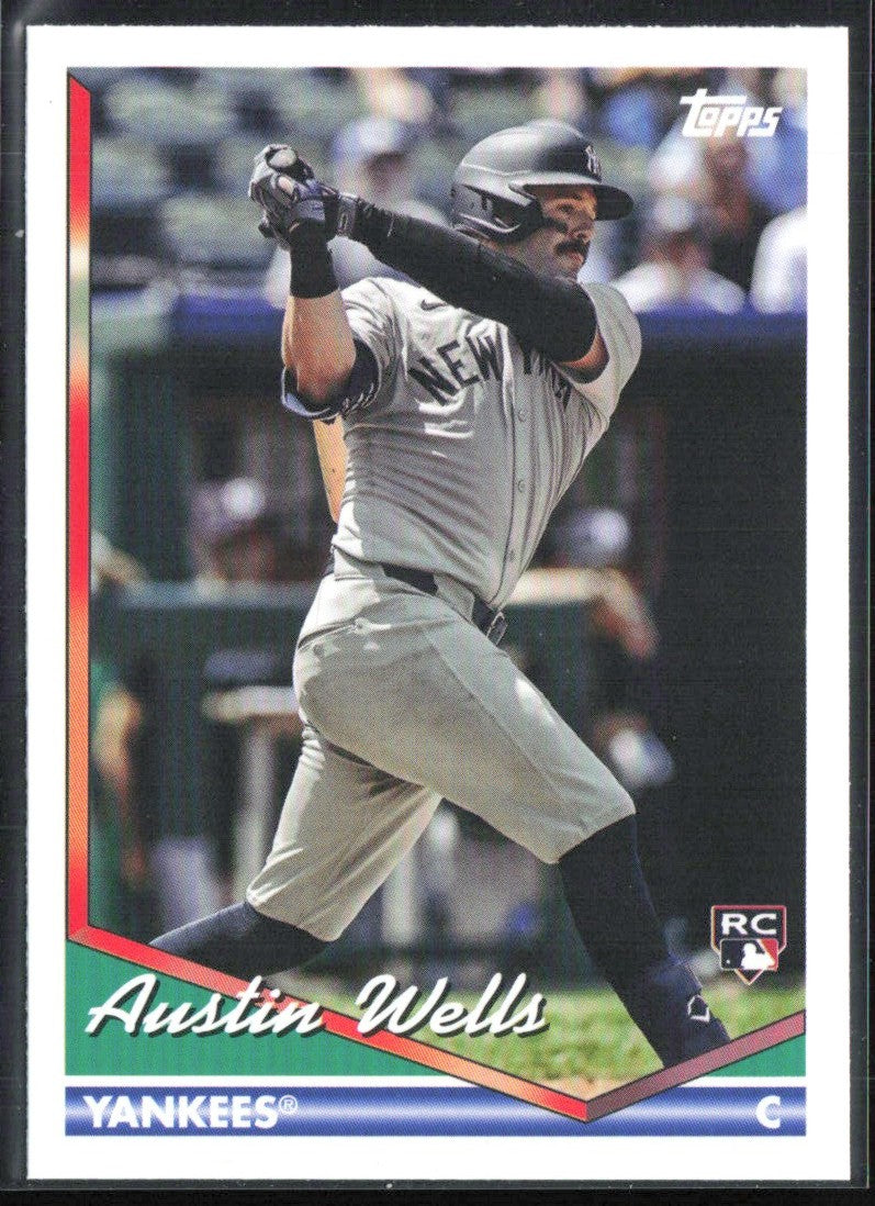 Austin Wells 2024 Topps Archives RC #209 New York Yankees