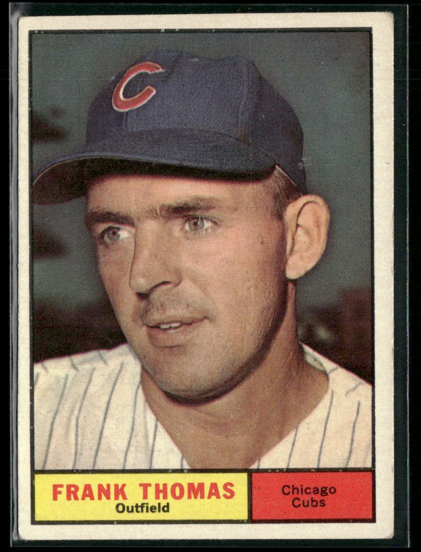 Frank Thomas 1961 Topps #382 Chicago Cubs