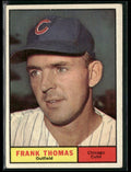 Frank Thomas 1961 Topps #382 Chicago Cubs