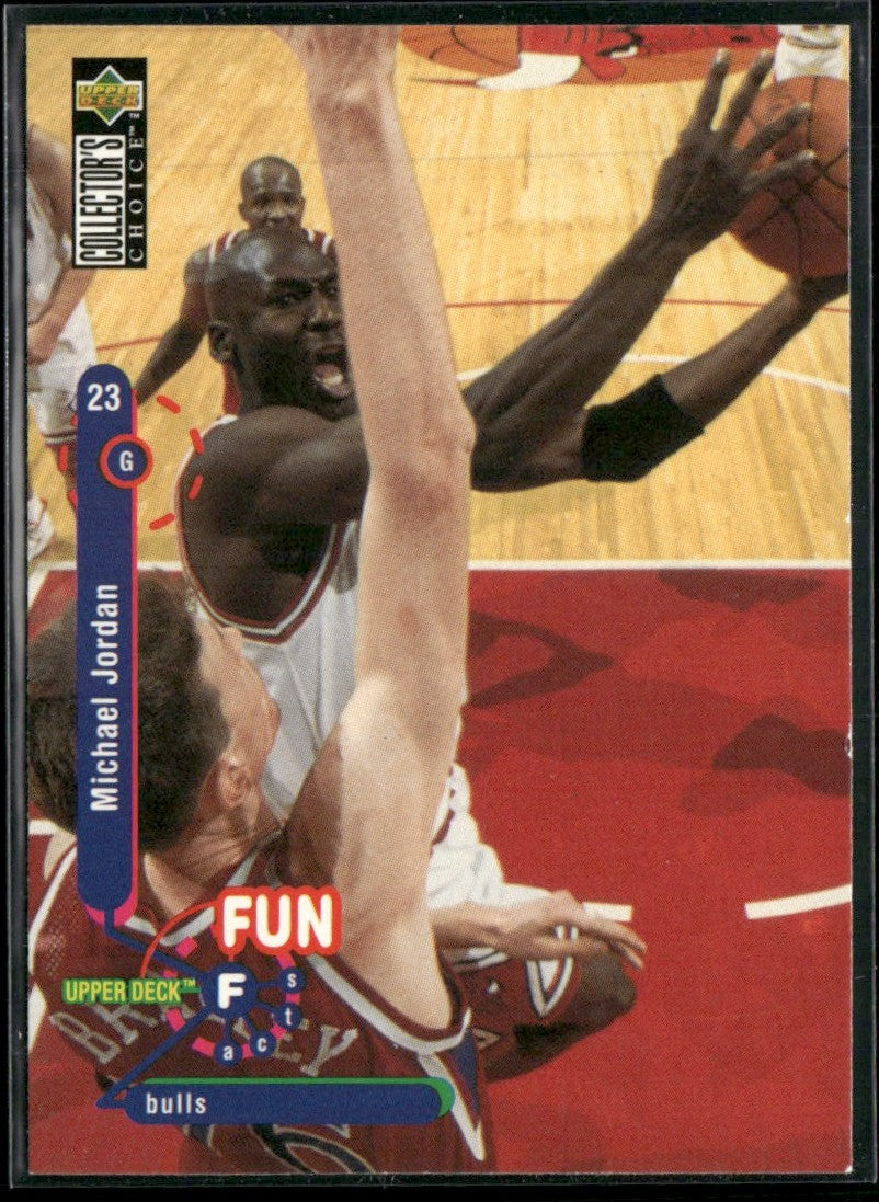 Michael Jordan 1995 Upper Deck Collector's Choice Fun Facts #169 Chicago Bulls