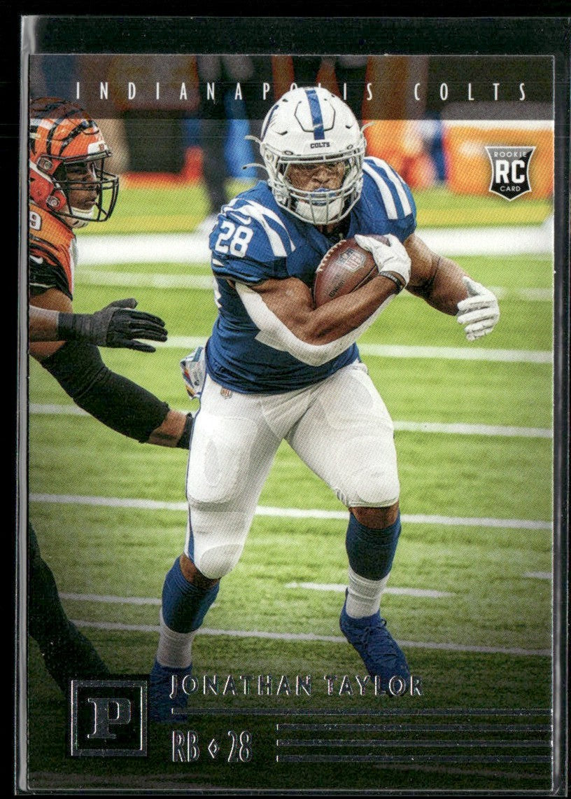 Jonathan Taylor 2020 Panini Chronicles RC #PA-12 Indianapolis Colts