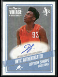 Day'Ron Sharpe 2021 Onyx Vintage AUTO #VADS University of North Carolina