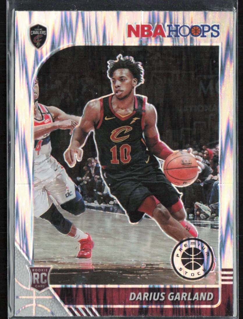 Darius Garland 2019 Panini NBA Hoops Premium Stock Flash RC #251