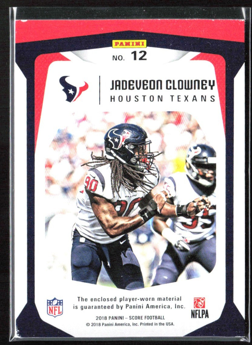 Jadeveon Clowney 2018 Score Defenders Jersey #12 Houston Texans