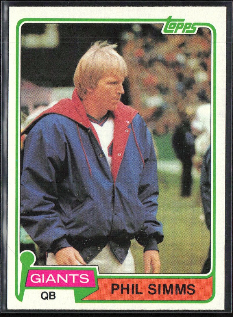 Phil Simms 1981 Topps #55 New York Giants