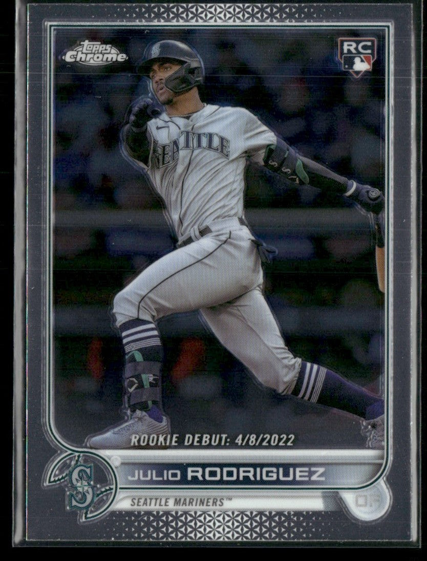 Julio Rodriguez 2022 Topps Chrome Update RC #USC165 Seattle Mariners