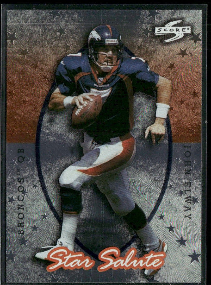 John Elway 1998 Score Star Salute #14 Denver Broncos