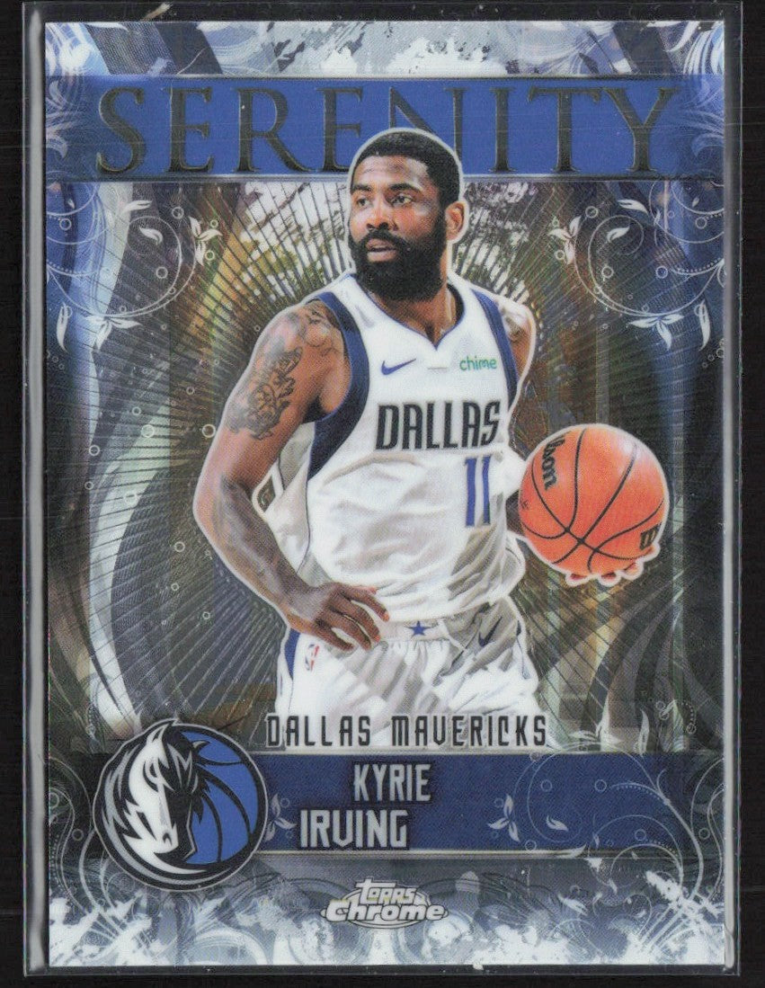 Kyrie Irving 2025 Topps Chrome Serenity #SY-6 Dallas Mavericks