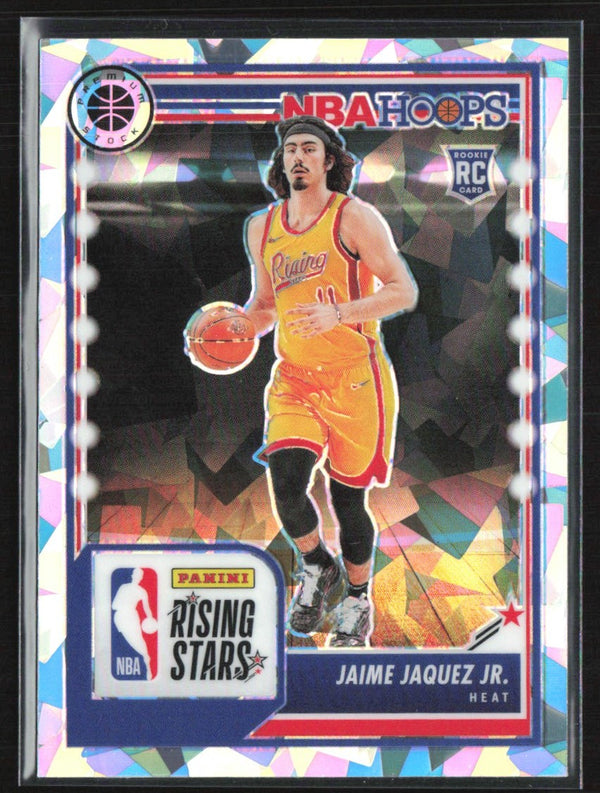 Jaime Jaquez Jr. 2023 Panini NBA Hoops Premium Stock Rising Stars Ice Prizm RC
