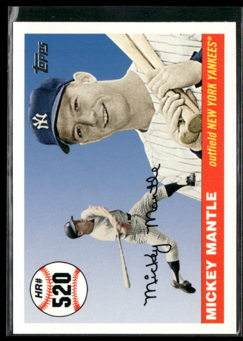 Mickey Mantle 2008 Topps Home Runs #MHR520 New York Yankees