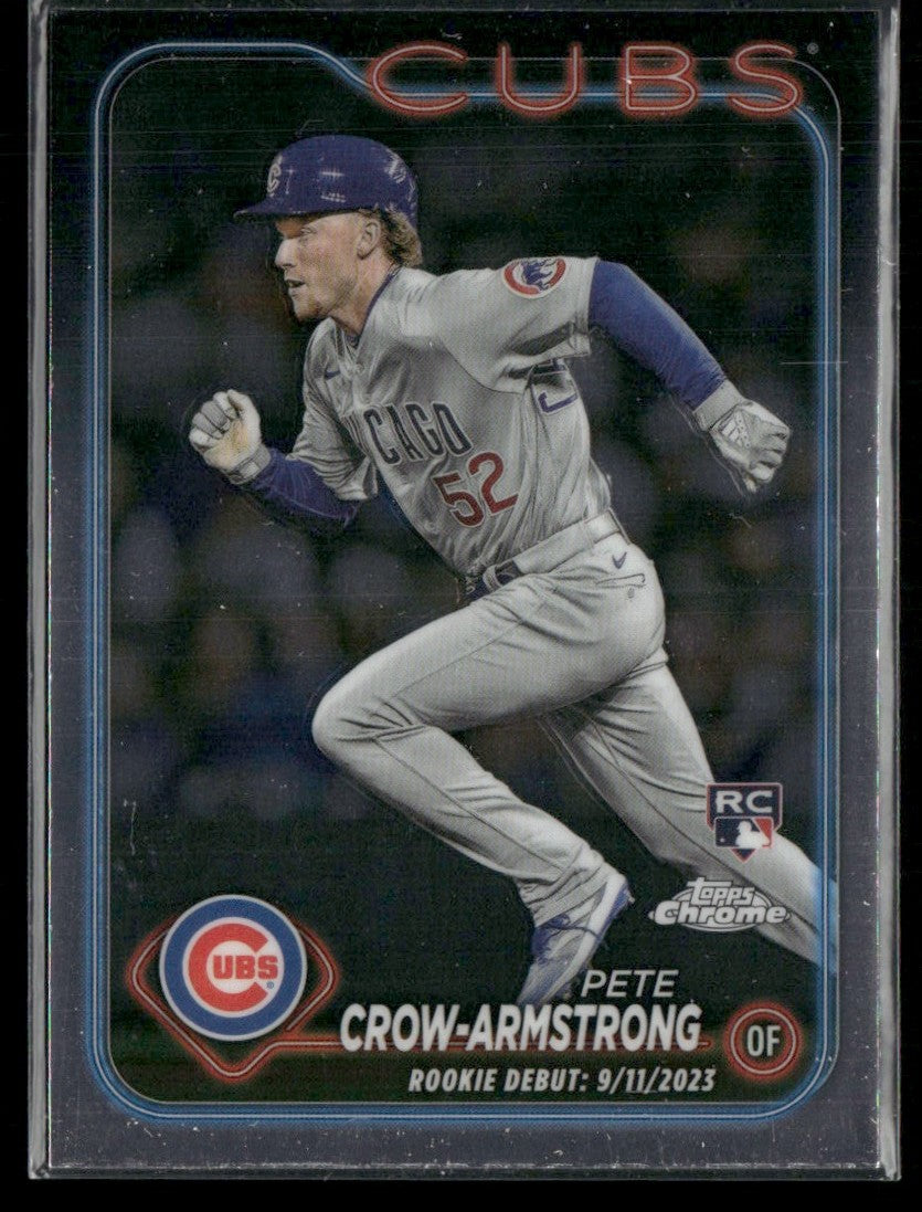 Pete Crow-Armstrong 2024 Topps Chrome Update RC #USC158 Chicago Cubs