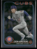 Pete Crow-Armstrong 2024 Topps Chrome Update RC #USC158 Chicago Cubs