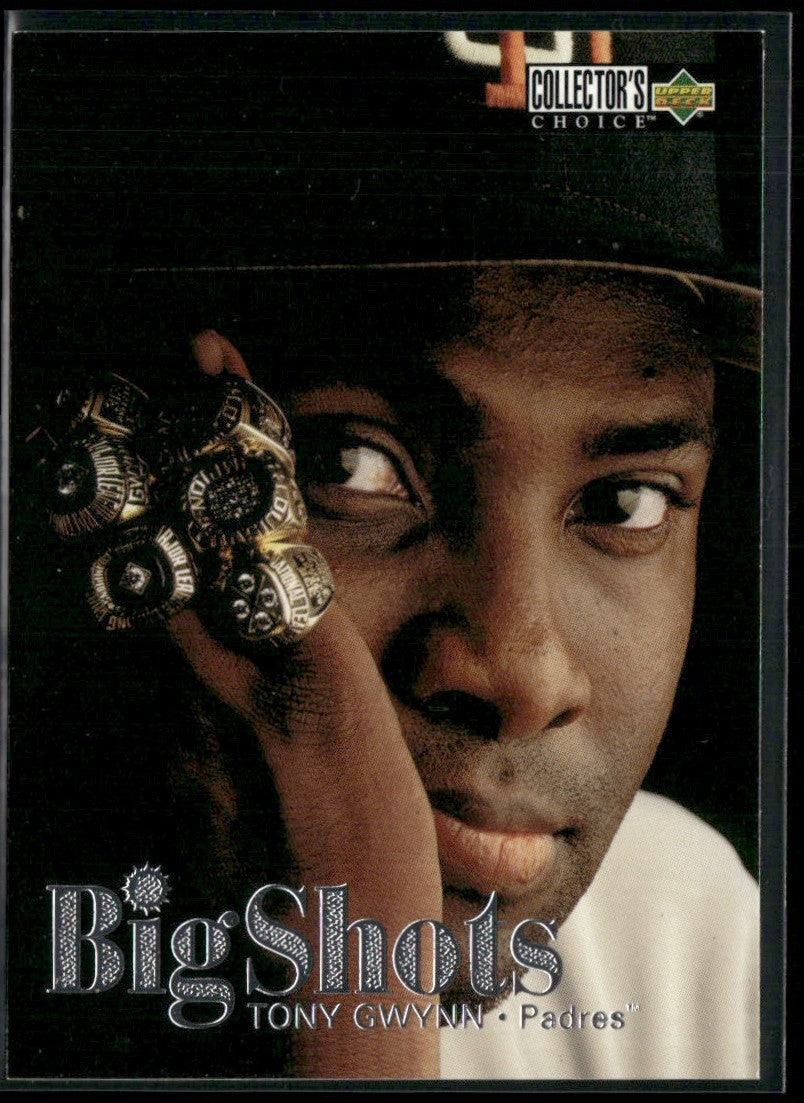 Tony Gwynn 1997 Upper Deck Collector's Choice Big Shots #19 San Diego Padres