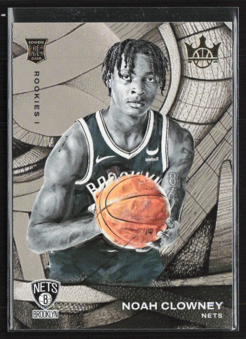 Noah Clowney 2023 Panini Court Kings RC #86 Brooklyn Nets