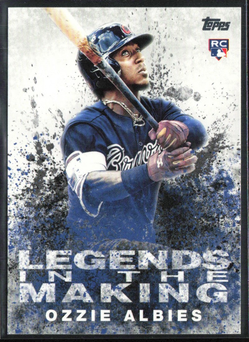 Ozzie Albies 2018 Topps Legends in the Making RC #LITM-4 Atlanta Braves